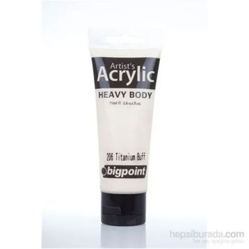 Bigpoint 206 Titanium Buff 75 ml Akrilik Boya