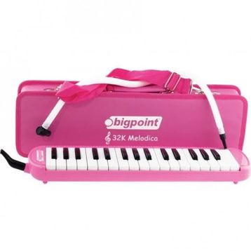 Bigpoint 32 Tuşlu Pembe Melodika
