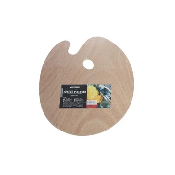Bigpoint 40 cm Ahşap Sanatsal Oval Palet