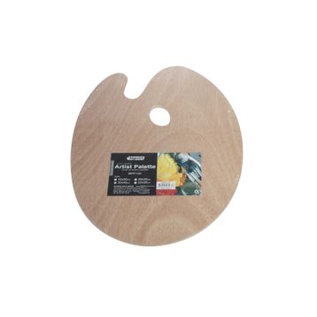 Bigpoint 40 cm Ahşap Sanatsal Oval Palet