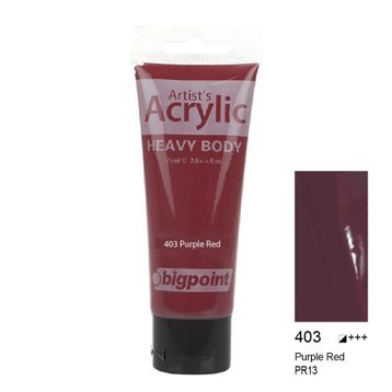 Bigpoint 403 Purple Red 75 ml Akrilik Boya