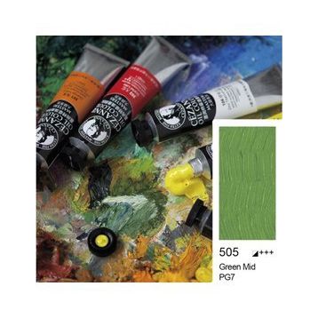 Bigpoint 505 Green Mid 45 ml Cezanne Extra Fine 6'lı Yağlı Boya