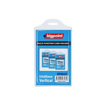 Bigpoint 54x85 mm Poşet Dikey Çok Amaçlı Kart Kabı