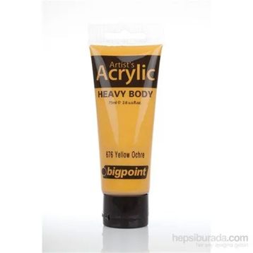 Bigpoint 676 Yellow Ochre 75 ml Akrilik Boya