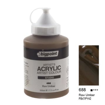 Bigpoint 688 Raw Umber 500 ml Akrilik Boya