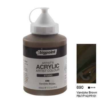 Bigpoint 690 Vandayke Brown 500 ml Akrilik Boya