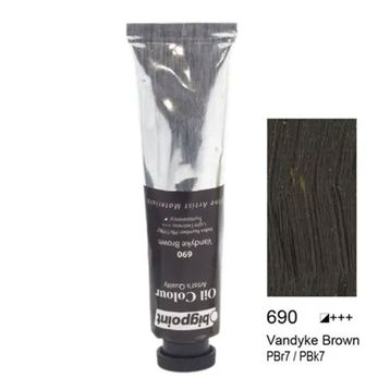 Bigpoint 690 Vandyke Brown 45 ML Yaglı Boya
