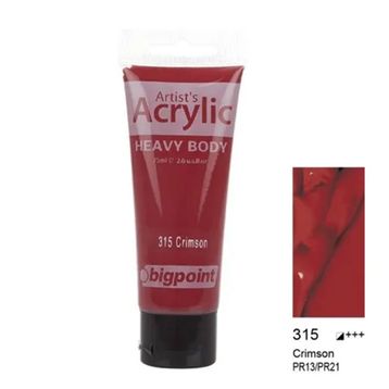 Bigpoint 75 ml Crimson 315 Akrilik Boya