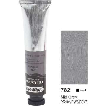 Bigpoint 782 Mid Grey 45 ml 6'lı Yağlı Boya