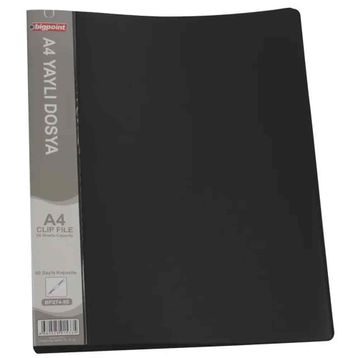 Bigpoint A4 Mat Siyah Yaylı Dosya