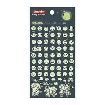 Bigpoint Beyaz Smile 15'li Sticker