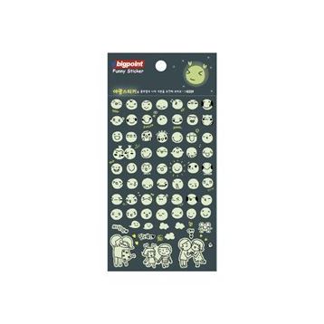 Bigpoint Beyaz Smile 15'li Sticker