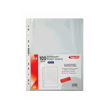 Bigpoint BP290 Ekonomik 100 'lü Paket Poşet Dosya