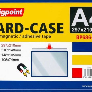 Bigpoint BP686-04 A4 Mıknatıslı Afiş Muhafaza Kabı