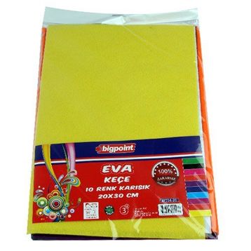 Bigpoint BP73420 Karışık 10 Renk Keçe