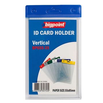 Bigpoint Dikey Mavi 55x85 mm Kart Poşeti