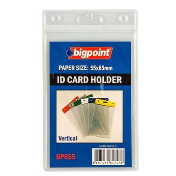 Bigpoint Dikey Şeffaf 55x85 mm Kart Poşeti