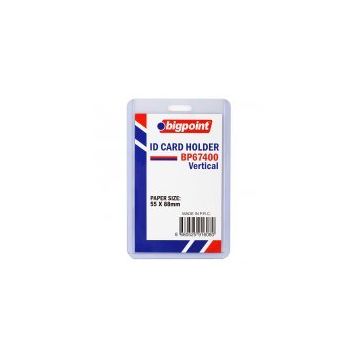 Bigpoint Dikey Şeffaf 55x88 mm Kart Kabı