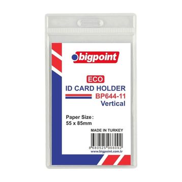 Bigpoint Eco Dikey 55x85 mm Kart Poşeti