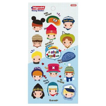 Bigpoint Erkek Çocukları 15'li Sticker