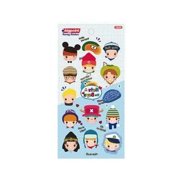 Bigpoint Erkek Çocukları 15'li Sticker