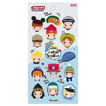 Bigpoint Erkek Çocukları 15'li Sticker