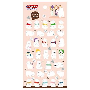 Bigpoint Kutup Ayıları 15'li Sticker