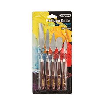 Bigpoint Metal Spatula Painting Knife 5'li Set