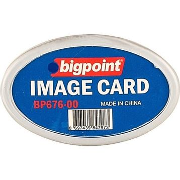 Bigpoint Oval Şeffaf Akrilik İsimlik