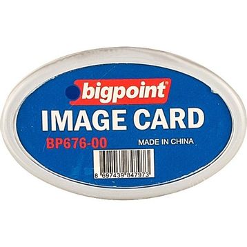 Bigpoint Oval Şeffaf Akrilik İsimlik