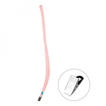 Bigpoint Pembe Metal Klipsli Yaka İpi