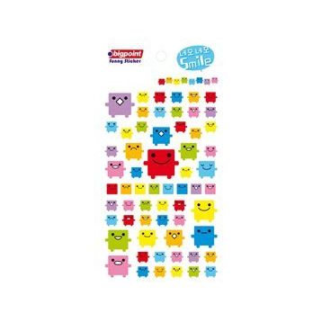 Bigpoint Robot Smile 15'li Sticker
