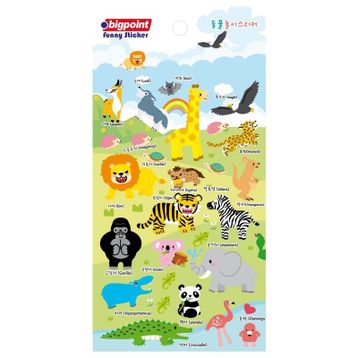 Bigpoint Sevimli Hayvanlar 15'li Sticker