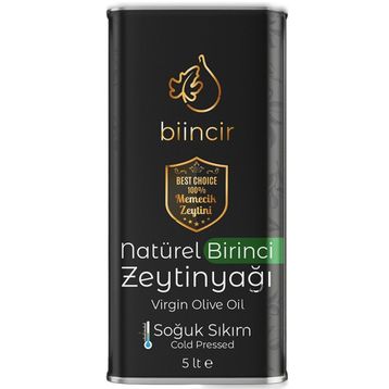 Biincir 5 lt Natürel Soğuk Sıkım Birinci Zeytinyağı