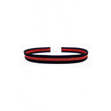 Bijustore BS2718 Kırmızı Siyah Choker Kadın Bijuteri Kolye