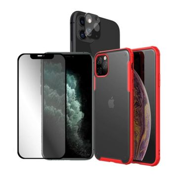 Bikapak iPhone 11 Pro Elit Mist Siyah Cep Telefonu Kılıfı