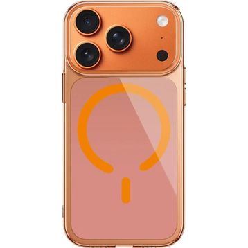 Bikapak Magslım Apple Uyumlu iPhone 17 Pro Max Turuncu Kapak