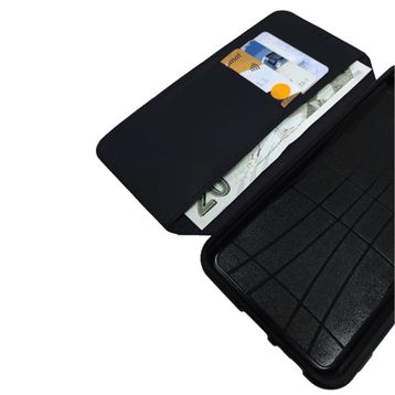 Bikapak Sport iPhone 13 Siyah Cüzdan Kılıf
