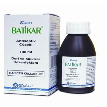 Bikar 100ml Batikar Antiseptik Çözelti