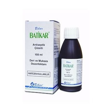 Bikar 100ml Batikar Antiseptik Çözelti