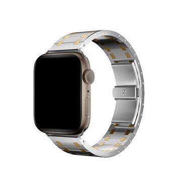 Bikordon Apple Watch Uyumlu Royal Edition Fossi Gri Çelik Akıllı Saat Kordon