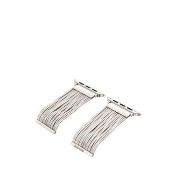 Bikordon Apple Watch Uyumlu Tassel Chain Bej Akıllı Saat Kordon