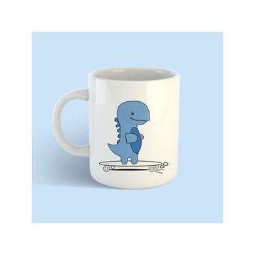 Bikutumutluluk Tea Rex Serisi Sevimli Tea Rex Kaykay Kupa