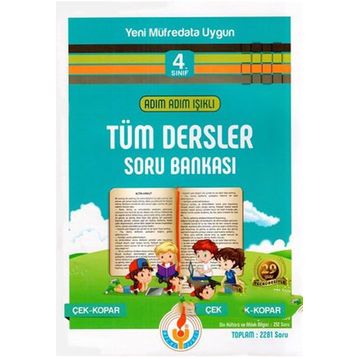 Bilal Işıklı Yayınları 4.Sınıf Adım Adım Işıklı Tüm Dersler Soru Bankası
