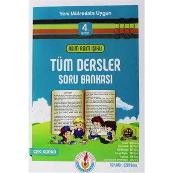 Bilal Işıklı Yayınları 4.Sınıf Adım Adım Işıklı Tüm Dersler Soru Bankası