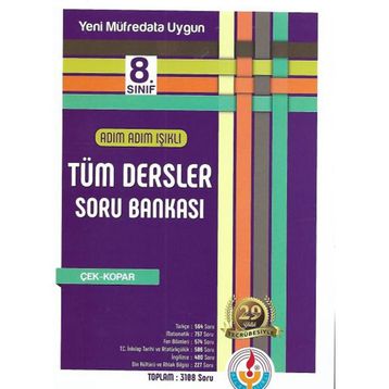 Bilal Işıklı Yayınları 8.Sınıf Adım Adım Işıklı Tüm Dersler Soru Bankası