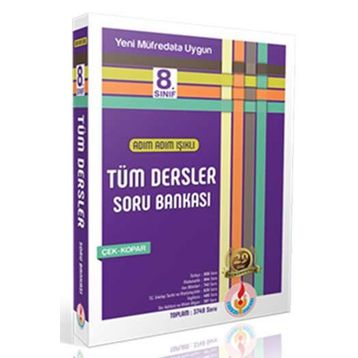 Bilal Işıklı Yayınları 8.Sınıf Adım Adım Işıklı Tüm Dersler Soru Bankası