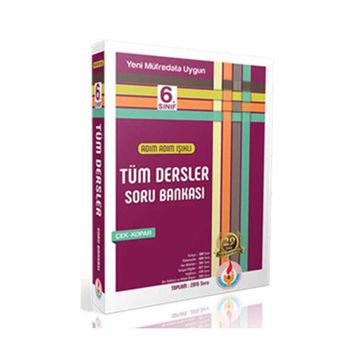 Bilal Işıklı Yayınları Adım Adım Işıklı 6. Sınıf Tüm Dersler Soru Bankası