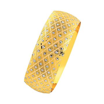 Bilezikhane 14 Ayar Altın Mega 25.00 Gram Baklava Noktalı Model Bilezik