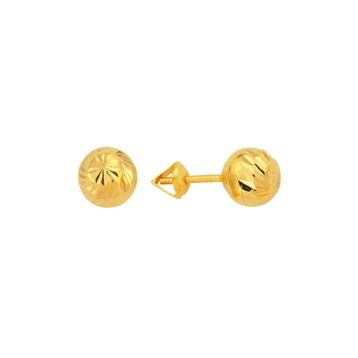 BİLEZİKHANE 22 Ayar Altın Top Küpe 2.50 Gram 22KPE0051